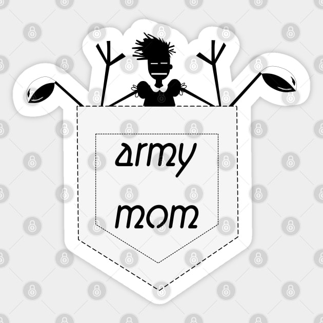 army mom Sticker by jaml-12